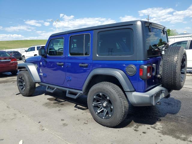 1C4HJXDG1JW210931 - 2018 JEEP WRANGLER U SPORT Azul foto 2