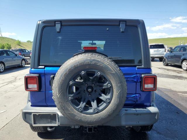 1C4HJXDG1JW210931 - 2018 JEEP WRANGLER U SPORT Azul foto 6