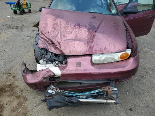 1G8ZH52832Z147115 - 2002 SATURN SL1 MAROON photo 11