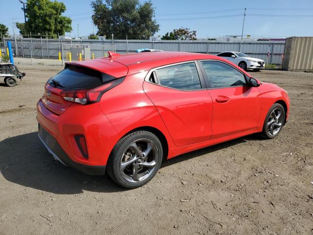 KMHTG6AF8KU019465 - 2019 HYUNDAI VELOSTER BASE RED photo 3