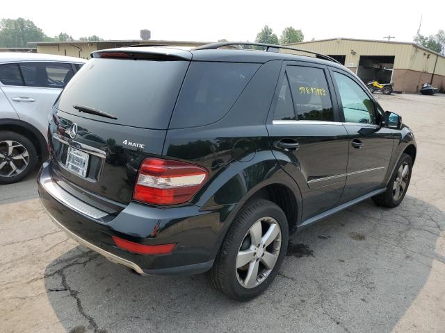 4JGBB8GB6BA675031 - 2011 MERCEDES-BENZ ML 350 4MATIC BLACK photo 3