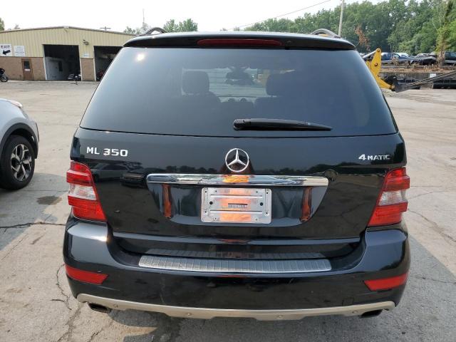 4JGBB8GB6BA675031 - 2011 MERCEDES-BENZ ML 350 4MATIC BLACK photo 6