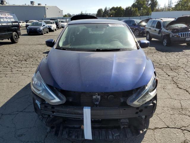 3N1AB7AP9KY334946 - 2019 NISSAN SENTRA S BLUE photo 5