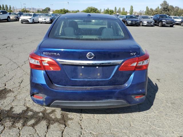 3N1AB7AP9KY334946 - 2019 NISSAN SENTRA S BLUE photo 6