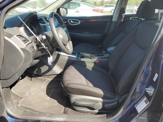 3N1AB7AP9KY334946 - 2019 NISSAN SENTRA S BLUE photo 7