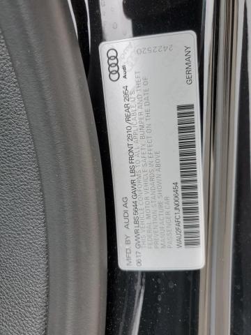 WAU2FAFC1JN006454 - 2018 AUDI S7 PRESTIGE BLACK photo 12