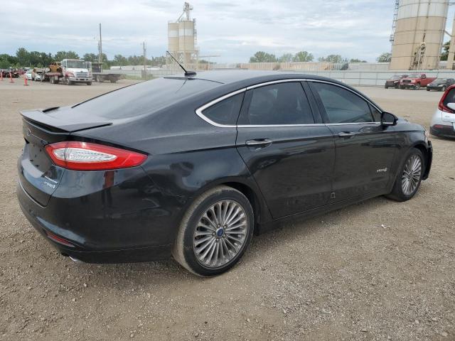 3FA6P0RU9DR385324 - 2013 FORD FUSION TITANIUM HEV BLACK photo 3