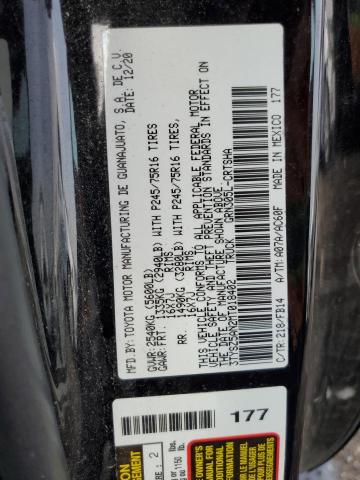 3TYSZ5AN2MT018402 - 2021 TOYOTA TACOMA ACCESS CAB Qara foto 12