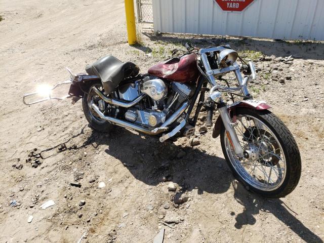 1HD1BHY14YY063849 - 2000 HARLEY-DAVIDSON FXST MAROON photo 1