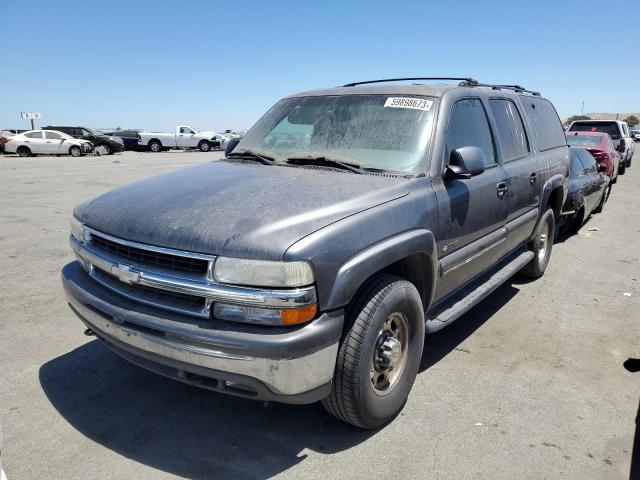 3GNGK26G41G127427 - 2001 CHEVROLET SUBURBAN K2500 GRAY photo 1