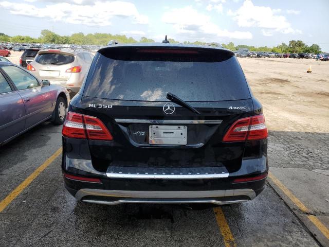 4JGDA5HB8DA138625 - 2013 MERCEDES-BENZ ML 350 4MATIC BLACK photo 6