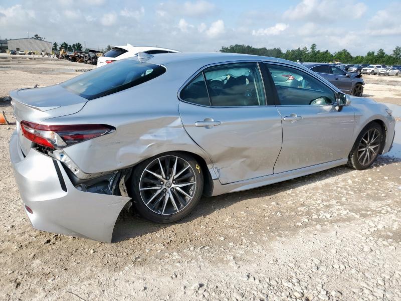 4T1G11AK2PU754470 - 2023 TOYOTA CAMRY SE NIGHT SHADE SILVER photo 3