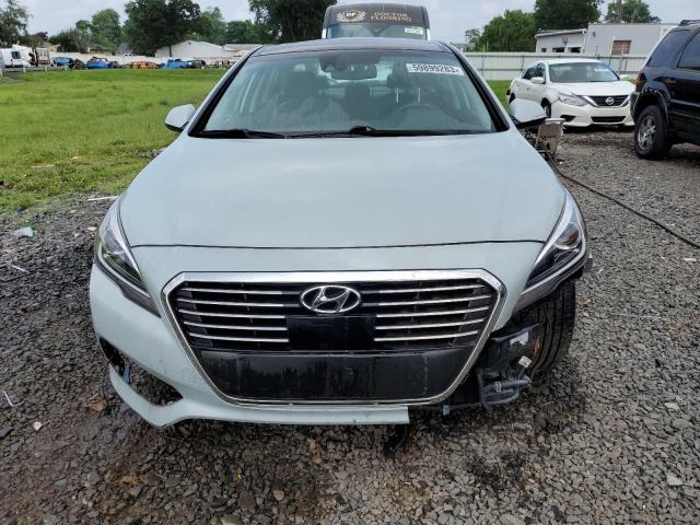 KMHE34L19GA027643 - 2016 HYUNDAI SONATA HYBRID GRAY photo 5