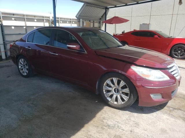 KMHGC46E49U039319 - 2009 HYUNDAI GENESIS 3.8L MAROON photo 4