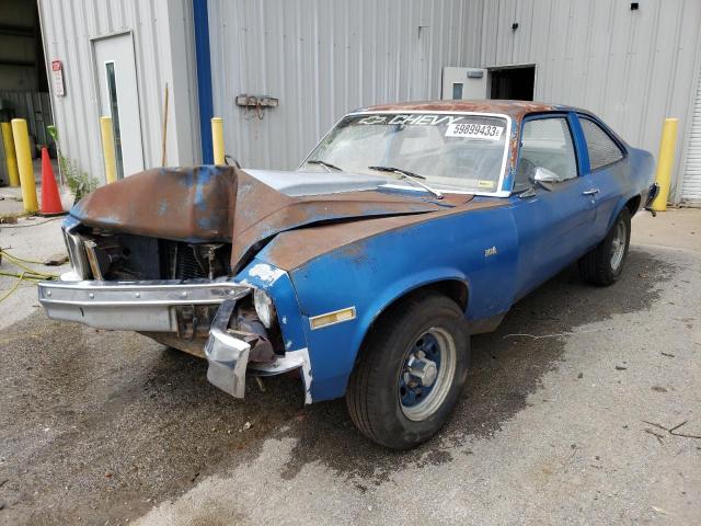 1X27U8T194409 - 1978 CHEVROLET NOVA BLUE photo 1