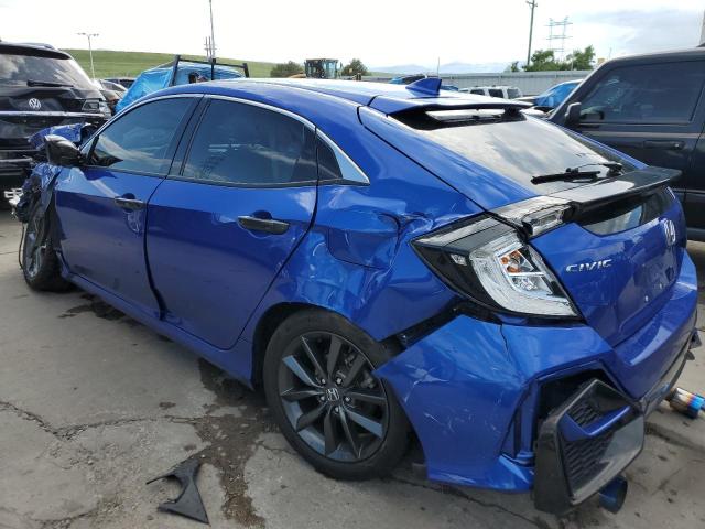 SHHFK7H80LU212926 - 2020 HONDA CIVIC EXL BLUE photo 2