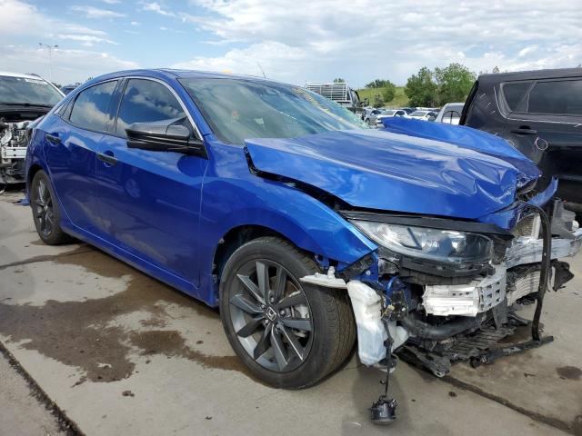 SHHFK7H80LU212926 - 2020 HONDA CIVIC EXL BLUE photo 4