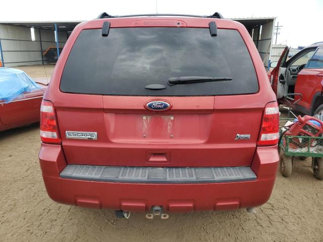 1FMCU0DG4CKA49442 - 2012 FORD ESCAPE XLT RED photo 6