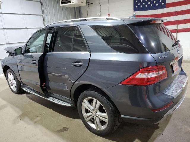 4JGDA5HB5EA348214 - 2014 MERCEDES-BENZ ML 350 4MATIC GRAY photo 2