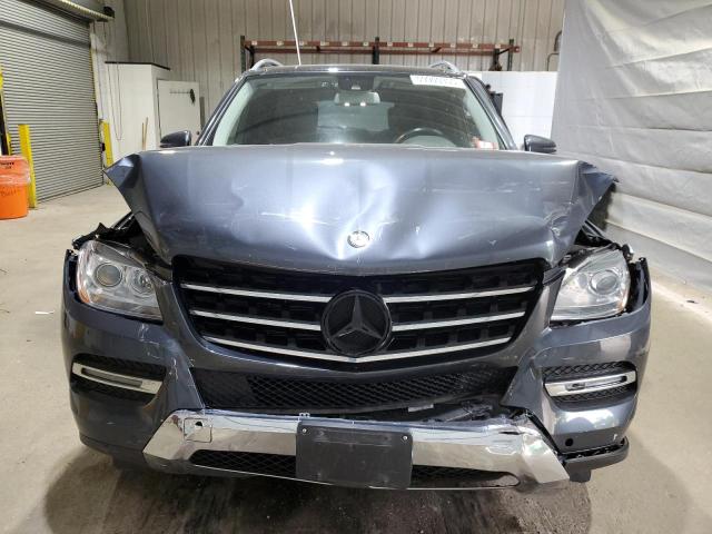 4JGDA5HB5EA348214 - 2014 MERCEDES-BENZ ML 350 4MATIC GRAY photo 5