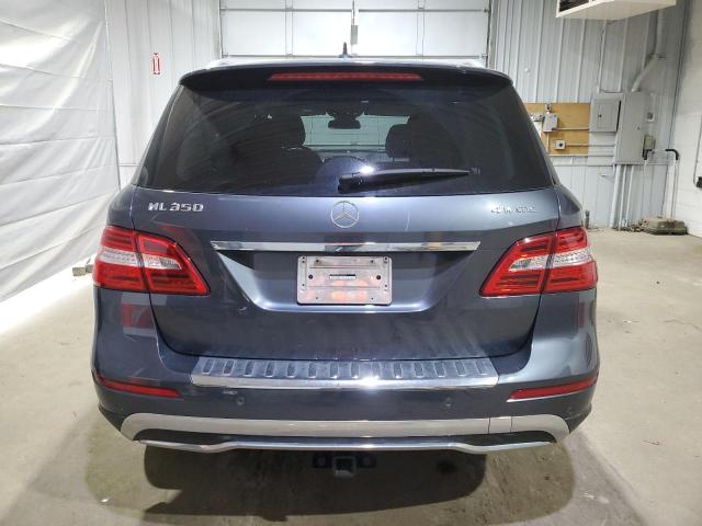 4JGDA5HB5EA348214 - 2014 MERCEDES-BENZ ML 350 4MATIC GRAY photo 6
