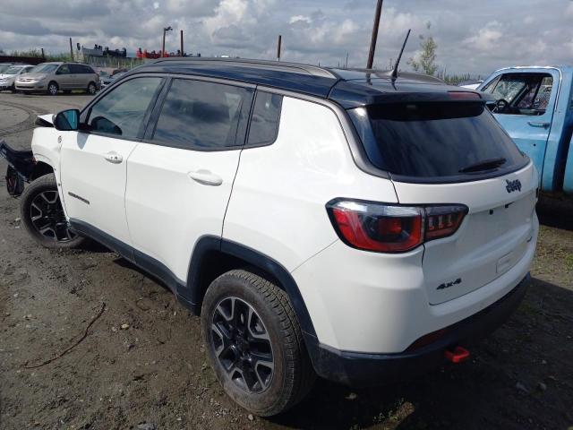 3C4NJDDB6KT752474 - 2019 JEEP COMPASS TRAILHAWK WHITE photo 2