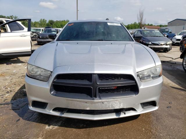 2C3CDXAT3DH717677 - 2013 DODGE CHARGER POLICE SILVER photo 5