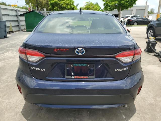 JTDEAMDE7NJ045812 - 2022 TOYOTA COROLLA LE BLUE photo 6