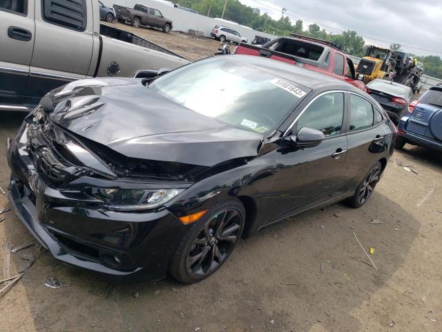 2HGFC2F8XMH515035 - 2021 HONDA CIVIC SPORT შავი ფოტო 1