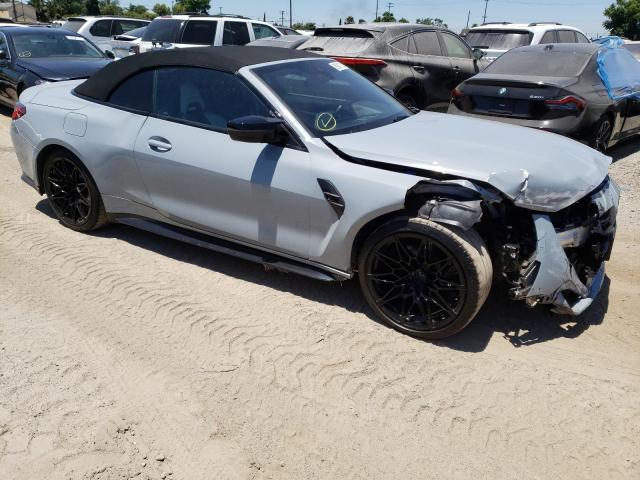 WBS33BA07NCJ24246 - 2022 BMW M4 COMPETITION GRAY photo 4