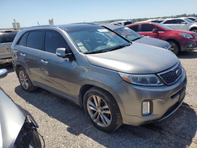 5XYKW4A78EG468747 - 2014 KIA SORENTO SX GRAY photo 4