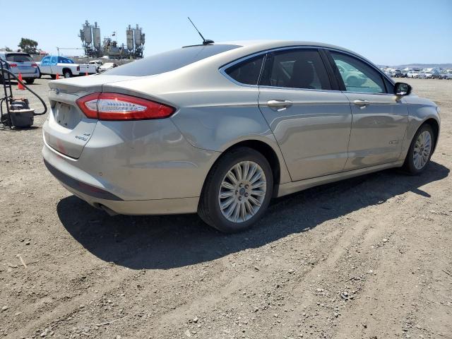 3FA6P0LU3FR280788 - 2015 FORD FUSION SE HYBRID GOLD photo 3