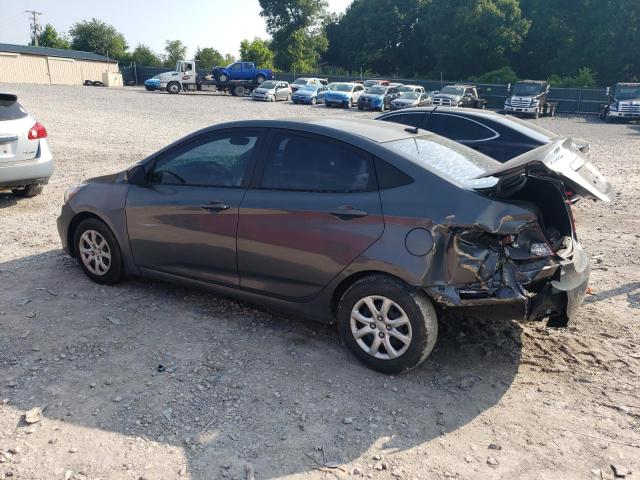 KMHCT4AE6DU306989 - 2013 HYUNDAI ACCENT GLS GRAY photo 2