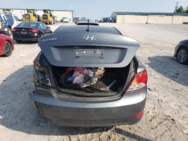 KMHCT4AE6DU306989 - 2013 HYUNDAI ACCENT GLS GRAY photo 6