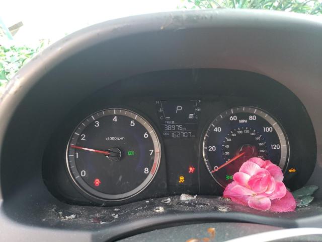 KMHCT4AE6DU306989 - 2013 HYUNDAI ACCENT GLS GRAY photo 9