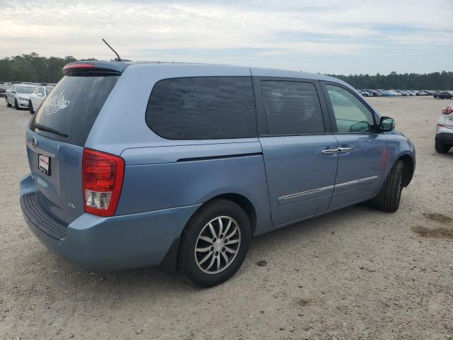 KNDMH4C70C6499829 - 2012 KIA SEDONA EX BLUE photo 3