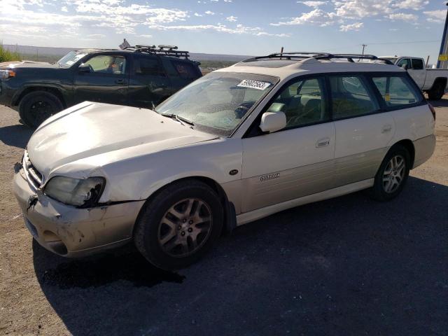 4S3BH806547634387 - 2004 SUBARU LEGACY OUTBACK H6 3.0 LL BEAN WHITE photo 1