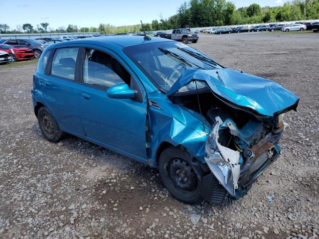 KL1TD66E79B614561 - 2009 CHEVROLET AVEO LS BLUE photo 4