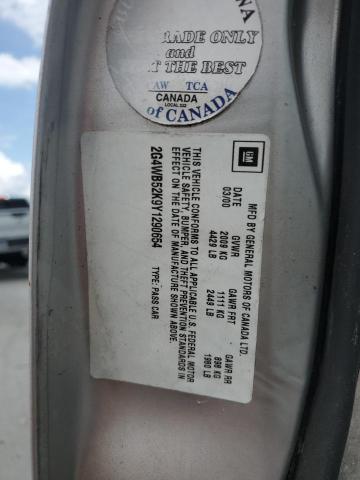 2G4WB52K9Y1290654 - 2000 BUICK REGAL LS 银色 照片 12