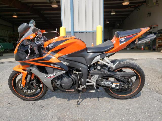 JH2PC401X8M100107 - 2008 HONDA CBR600 RR ORANGE photo 9