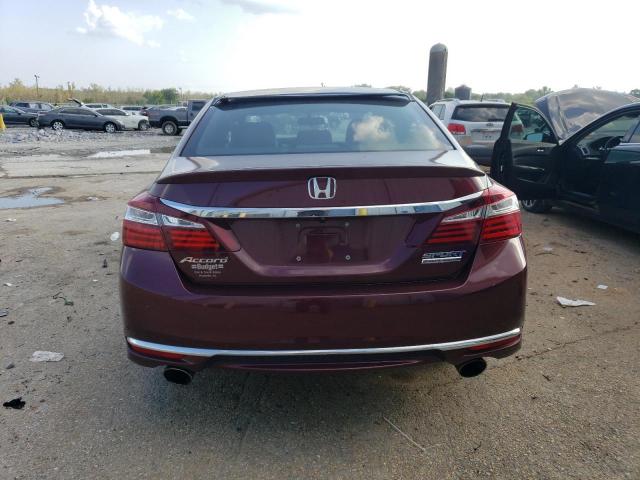 1HGCR2F17HA280800 - 2017 HONDA ACCORD SPORT SPECIAL EDITION BURGUNDY photo 6