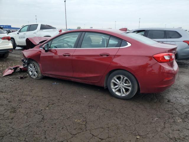 1G1BE5SM5K7140166 - 2019 CHEVROLET CRUZE LT წითელი ფოტო 2