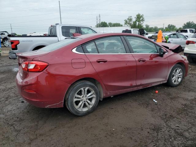 1G1BE5SM5K7140166 - 2019 CHEVROLET CRUZE LT წითელი ფოტო 3