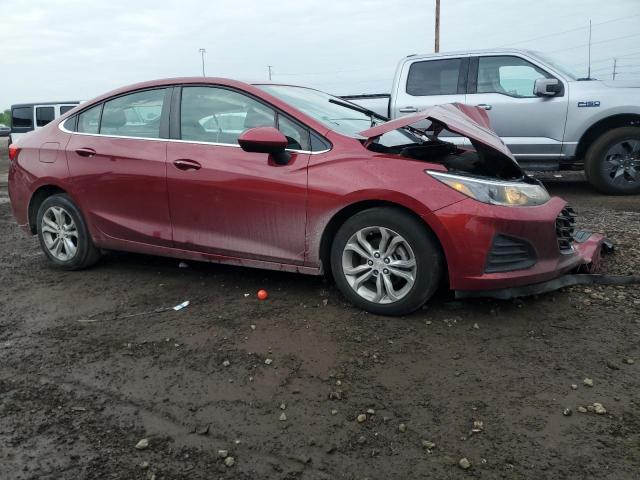 1G1BE5SM5K7140166 - 2019 CHEVROLET CRUZE LT წითელი ფოტო 4