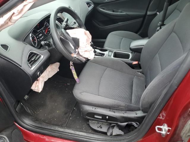 1G1BE5SM5K7140166 - 2019 CHEVROLET CRUZE LT წითელი ფოტო 7