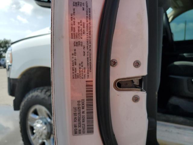 3C6UR5CL0LG251313 - 2020 RAM 2500 TRADESMAN Beyaz fotoğraf 12