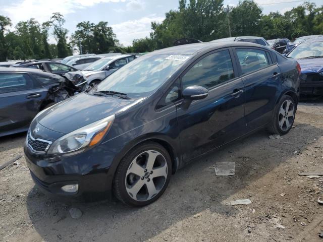 KNADN4A32D6149979 - 2013 KIA RIO EX BLACK photo 1