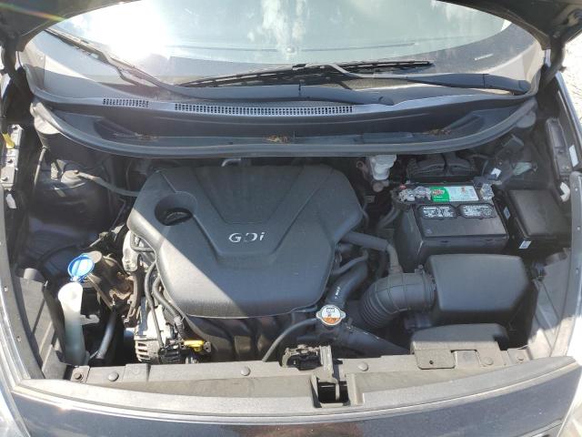 KNADN4A32D6149979 - 2013 KIA RIO EX BLACK photo 11