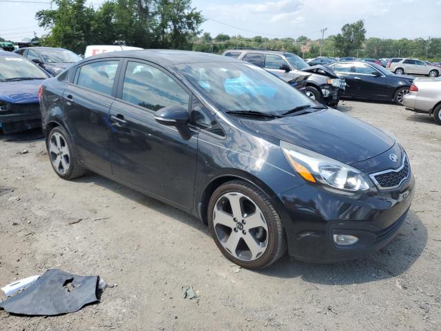 KNADN4A32D6149979 - 2013 KIA RIO EX BLACK photo 4