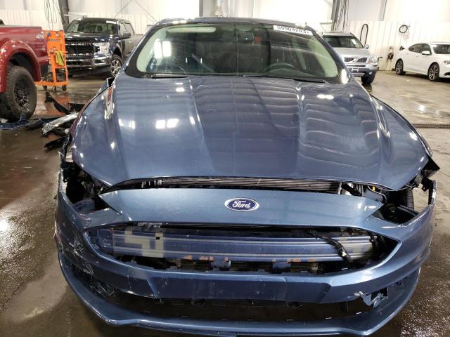 3FA6P0RU9JR101797 - 2018 FORD FUSION TITANIUM/PLATINUM HEV BLUE photo 5